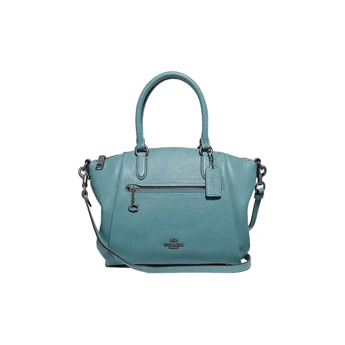 COACH Elise Коровья кожа Пельменная сумка Сумка через плечо Средняя Женская Океан синий