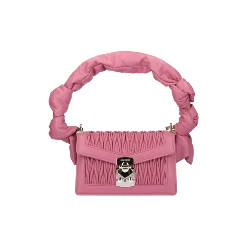 MIU MIU Кожа Сумка Сумка через плечо Женская Розовая