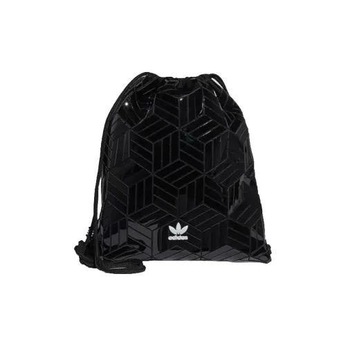 Adidas Originals ISSEY MIYAKE Коллаборация Полиуретан Рюкзак Спортивная сумка Большой Унисекс Черный