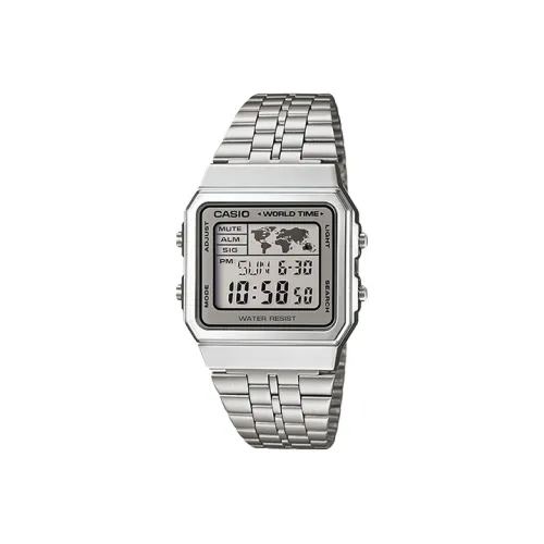 CASIO YOUTH Collection Металл Small Block Кварцевый механизм Нержавеющая сталь Ремешок Часы Мужские Циферблат Серый