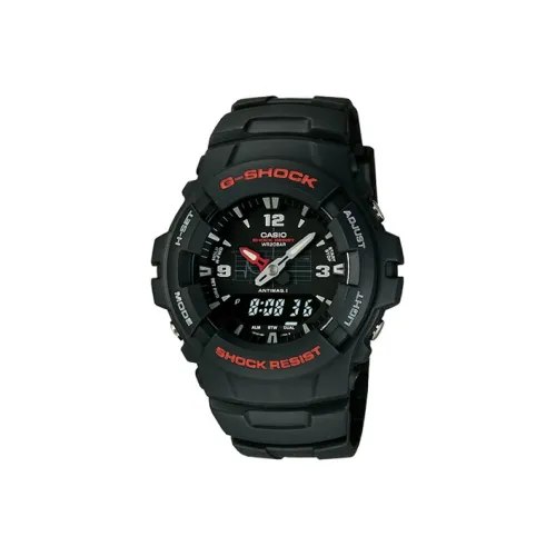 CASIO г SHOCK Collection Кварцевый механизм Смольный ремешок Часы Женские Черный циферблат