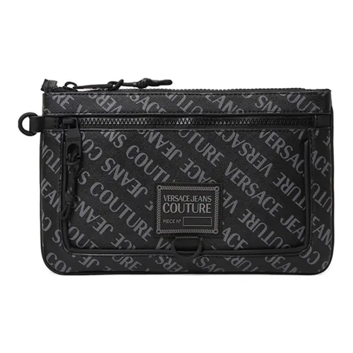 VERSACE JEANS COUTURE Полиуретан Клатч Стандартный Мужской Черный