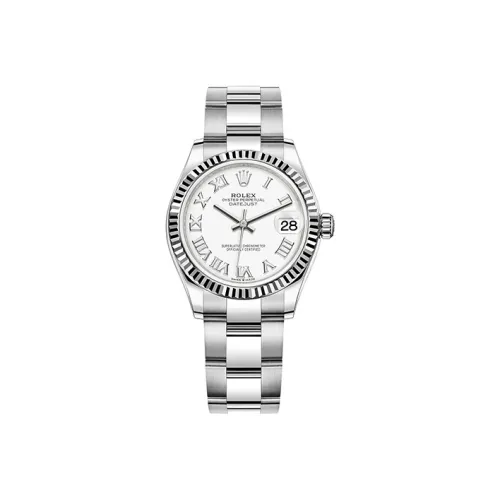 ROLEX Oyster Perpetual Datejust Коллекция Автоматический Механический Механизм Женские Часы Зонт 31 мм Белый Циферблат