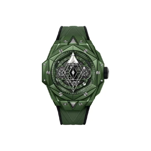 HUBLOT Автоматический Механический Мужской Часы Big Bang 45 мм Зеленые