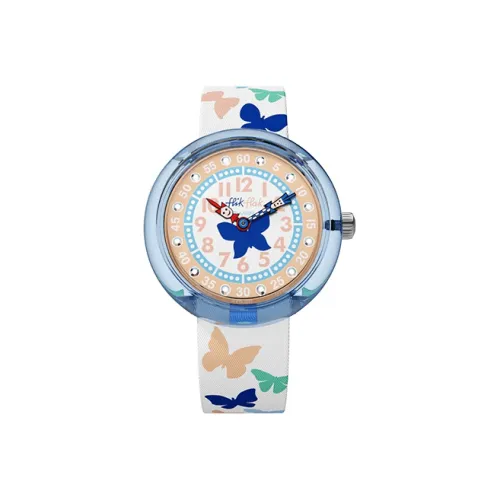 Swatch Quartz Movement Детские часы 31,85 мм Белый