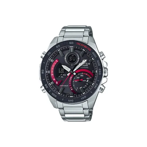 CASIO EDIFICE Collection Кварцевый механизм Часы Мужские Черный циферблат