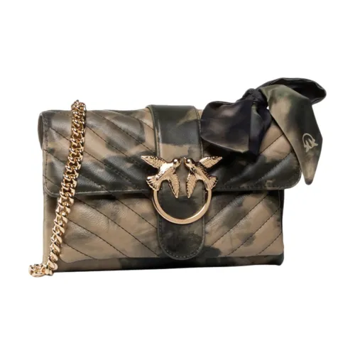 PINKO Цепь Сумка через плечо Сумка на плечо Мини Женская Зеленая