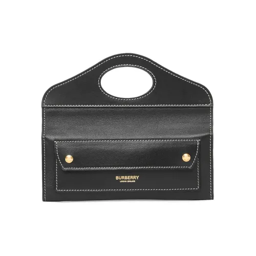 Burberry Pocket Bag Sheepskin Tote Bag Shopping Bag Tote Bag Shoulder Bag Crossbody Bag Clutch Mini Unisex Black Брэнди Бербери Покет Баг Шипкин Тотт Бэг Шоппинг Бэг Тотт Бэг Шоулдер Бэг Кроссбоди Бэг Клатч Мини Унисекс Черный