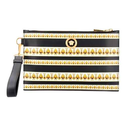 VERSACE Кожа Сумка Клатч Мужской Черный