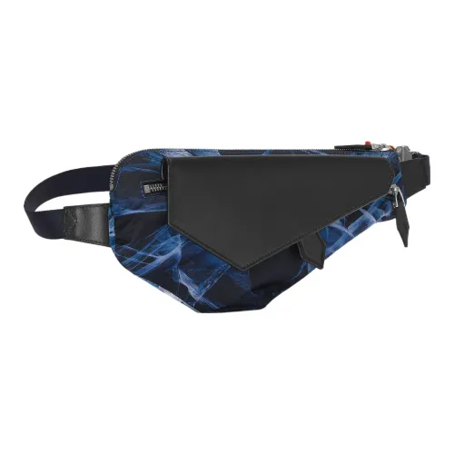 MONTBLANC Meisterstuck Full Коровья кожа крупнозернистая Сумка через плечо Мужская Черный Синий