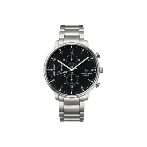 ISSEY MIYAKE Кварцевый механизм нержавеющая сталь ремешок мужские часы черный циферблат