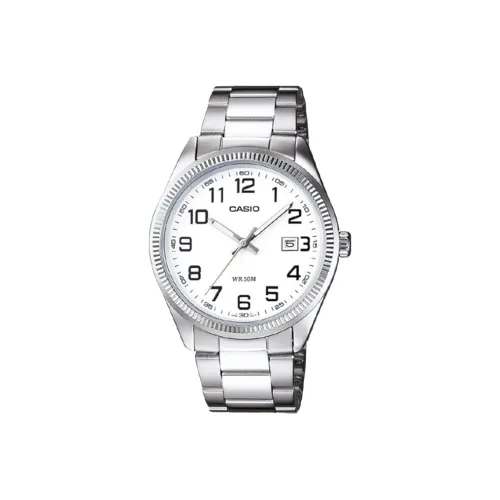 CASIO Standard Series Кварцевый механизм Часы Мужские Белый циферблат MTP 1302D 7BVDF