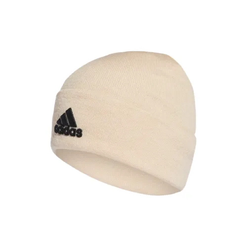Adidas Акриловые Шапки-Бини Бежево-Желтого Цвета Унисекс