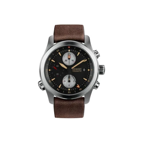 BREMONT Altitude Collection Часы Автоматический Механический Механизм Кожаный Ремешок Черный Циферблат Унисекс ALT1 ZT 51 R S