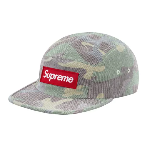 Supreme 100% хлопок Кепки Унисекс Камуфляж Зеленый