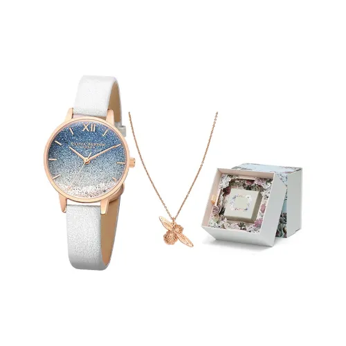 OLIVIA·BURTON Кварцевый механизм Женские часы 30 мм Синие