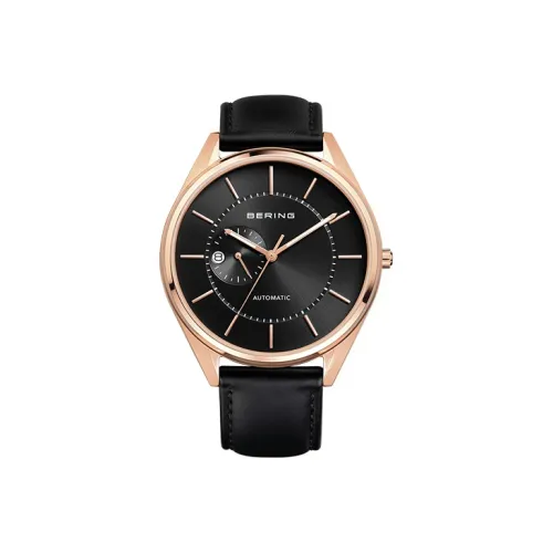 Bering Наручные часы Автоматический Механический Механизм Стальной Ремешок 43mm*12mm Черный Циферблат Мужские часы