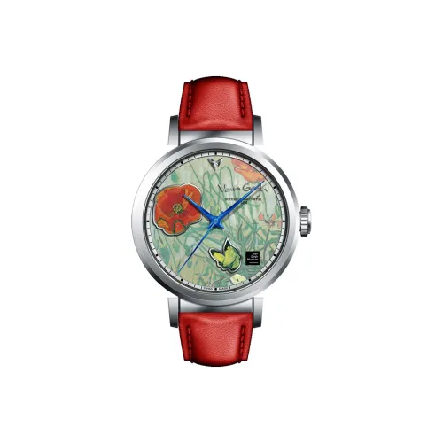 Ван Гог Кварцевый механизм Женские часы серии Craftsman 160мм*130мм*11мм Зеленый