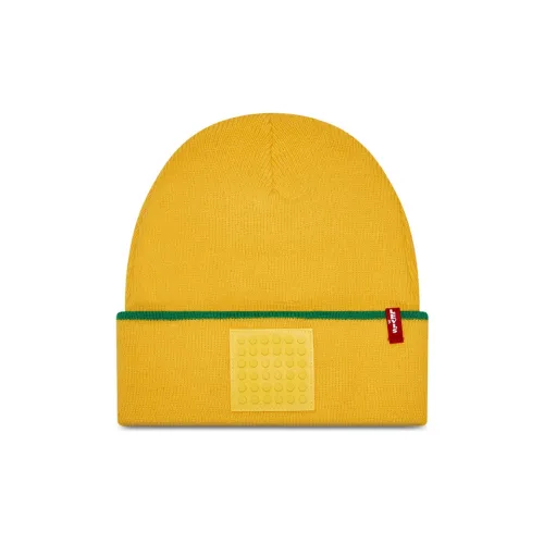 Levis Акриловые шапки-бини унисекс желтые