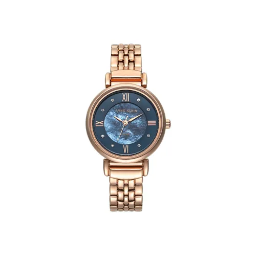 ANNE KLEIN Кварцевый Movement Женские Glamour Trend Collection Часы 30MM Синие
