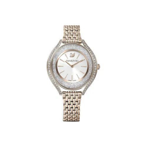 Swarovski CRYSTALLINE Collection Aura Collection Часы Кварцевый механизм Ремешок из нержавеющей стали 35,5 мм