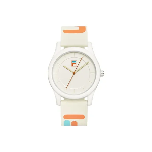 FILA 6117 Collection Наручные часы Кварцевый механизм Силиконовый ремешок Белый циферблат Унисекс