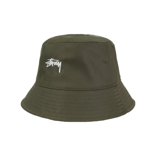 Stussy Нейлоновая Шляпа-ведро Оливково-зеленого Цвета Унисекс