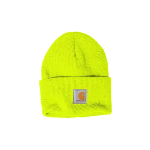 Carhartt Акриловая Шапка-Бини Неоновый Зеленый Унисекс
