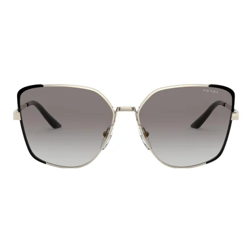 PRADA Солнцезащитные очки Светло-золотой Унисекс