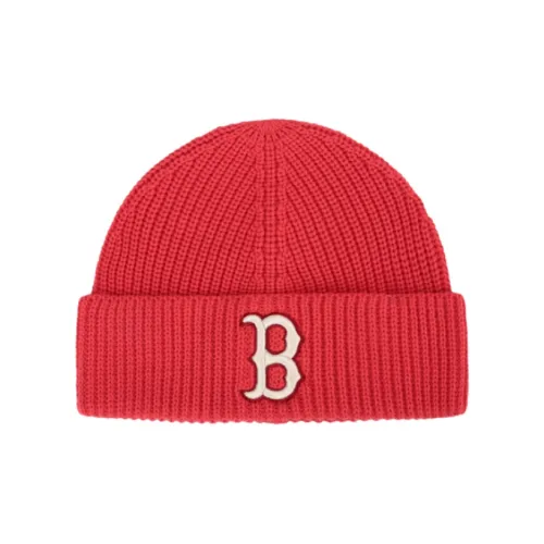 MLB Хлопок Шапки-бини Унисекс Новый год Красный