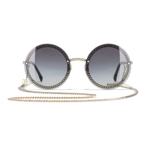 CHANEL Сплав Круглые Солнцезащитные очки Женские