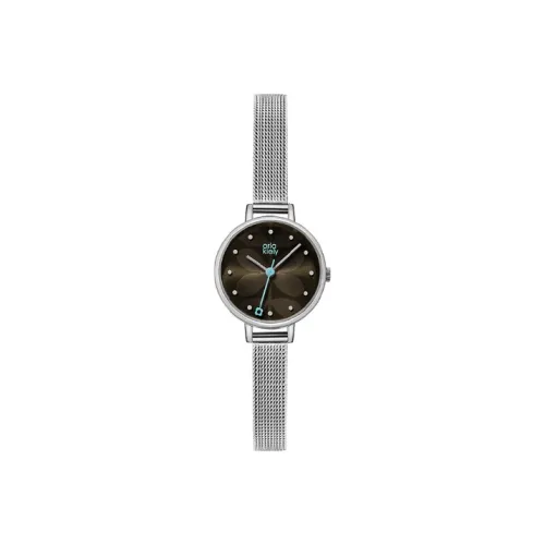 ORLA KIELY Женские часы Кварцевый механизм Ремешок из нержавеющей стали 26 мм Черный циферблат OK4063