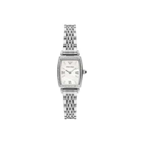 EMPORIO ARMANI Women's Watch Кварцевый механизм Стальной ремешок Белый циферблат AR11405