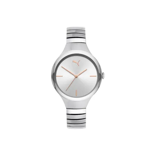 PUMA Женские часы Кварцевый механизм корпус из нержавеющей стали ремешок 36 мм белый циферблат модель P1041