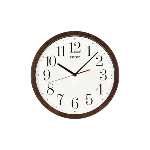 SEIKO Кварцевый механизм Стена Часы Унисекс Белый