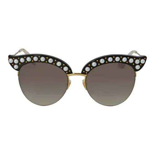 GUCCI Пластиковая оправа OVAL SUNGLASSES Унисекс