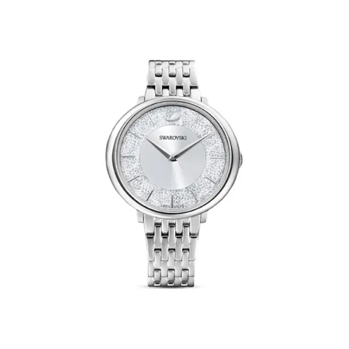 Swarovski Crystalline Chic Наручные часы Кварцевый механизм Металлический ремешок Серебристый циферблат Женские часы