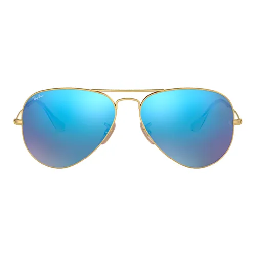 RayBan Alloy Round Sunglasses Men's