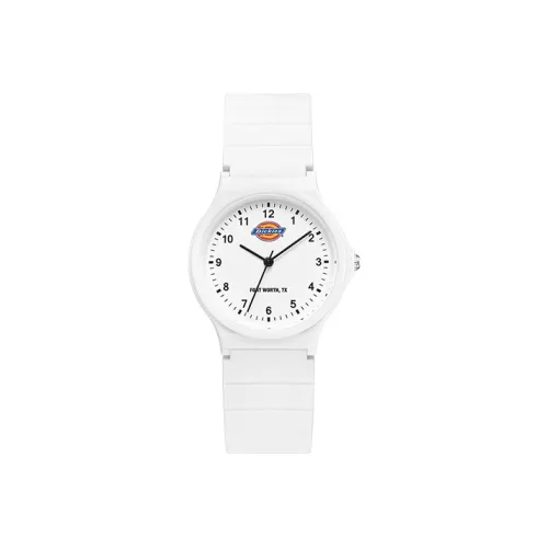Dickies 320 Collection Dix Наручные часы Кварцевый механизм Силиконовый ремешок 35 мм Белый циферблат Женские часы CL 320P7 71