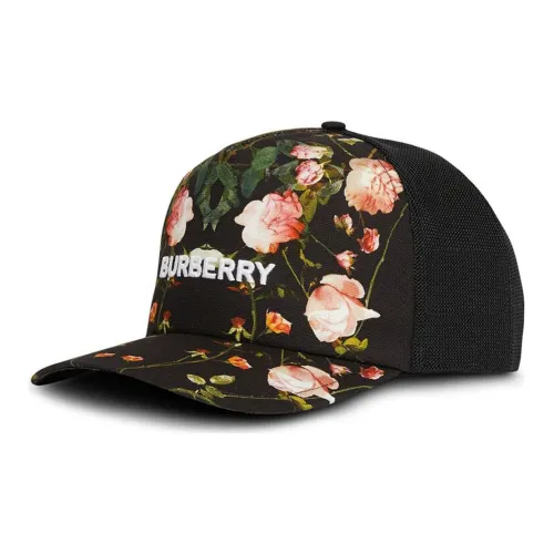 Burberry Хлопок Бейсболка Черно-розовая Женская