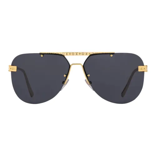 LOUIS VUITTON Сплав Aviator Солнцезащитные очки Мужские