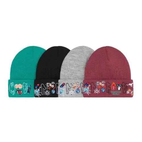 Supreme Шапки-бини Унисекс Зеленый Черный Серый Розовый Красный