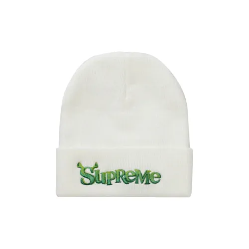 Supreme Акриловые Шапки-бини Унисекс Коричневый Черный Синий Белый Красный