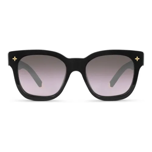 LOUIS VUITTON Пластиковая оправа Квадратные Солнцезащитные очки Унисекс