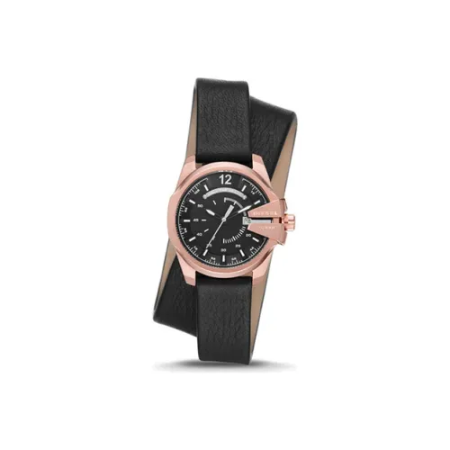 DIESEL Armor Series Наручные часы Кварцевый механизм Кожаный ремешок 32 мм Белый циферблат Женские часы DZ5601