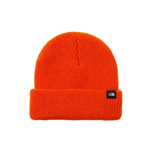The North Face Хлопковая шапка-бини, апельсин, унисекс