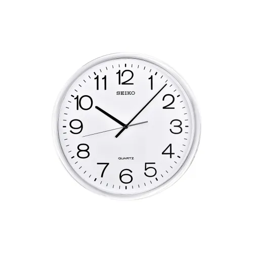 SEIKO Кварцевый механизм, унисекс, настенные часы, белый