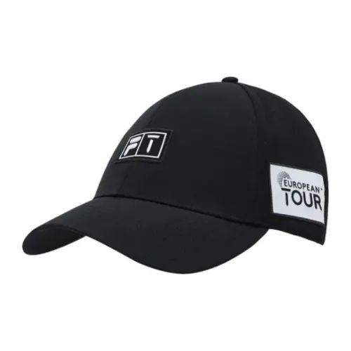FILA Полиэстер Кепки Мужские Черные