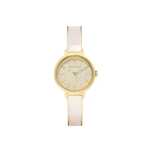 HALCYON DAYS Наручные часы Кварцевый механизм Керамика Ремешок 28 мм Белый циферблат Женские часы HD4052