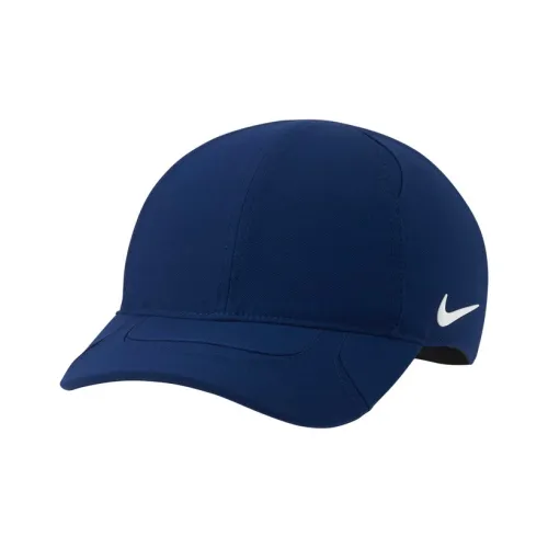 Nike Полиэстер Кепки Унисекс Темно-синий Синий
